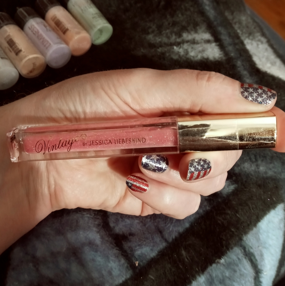 Vintage by Jessica Liebeskind lip gloss pink Sequi